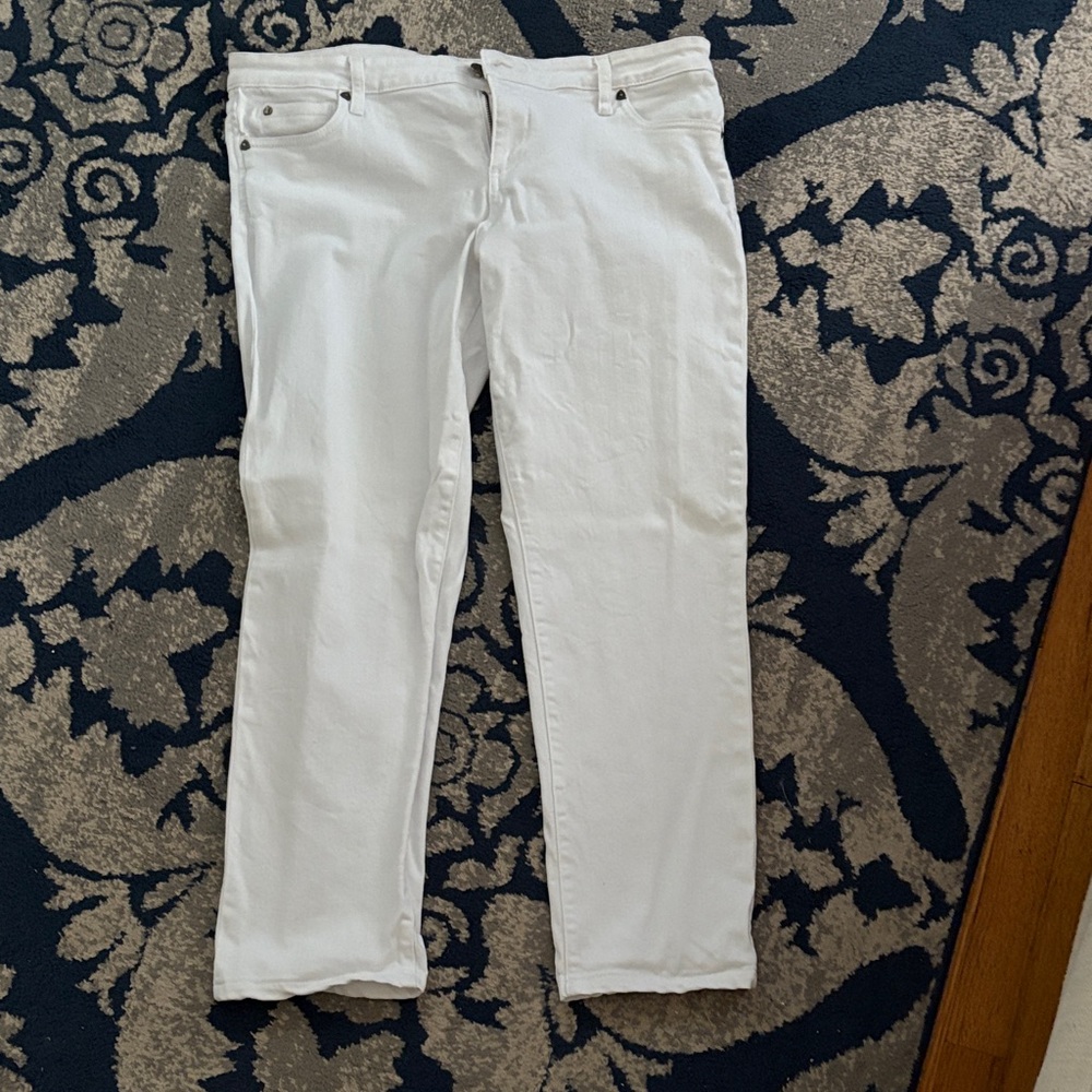Kut from the Kloth Women's Straight Leg White Jeans